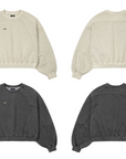 Vintage Panel Cropped Sweatshirt