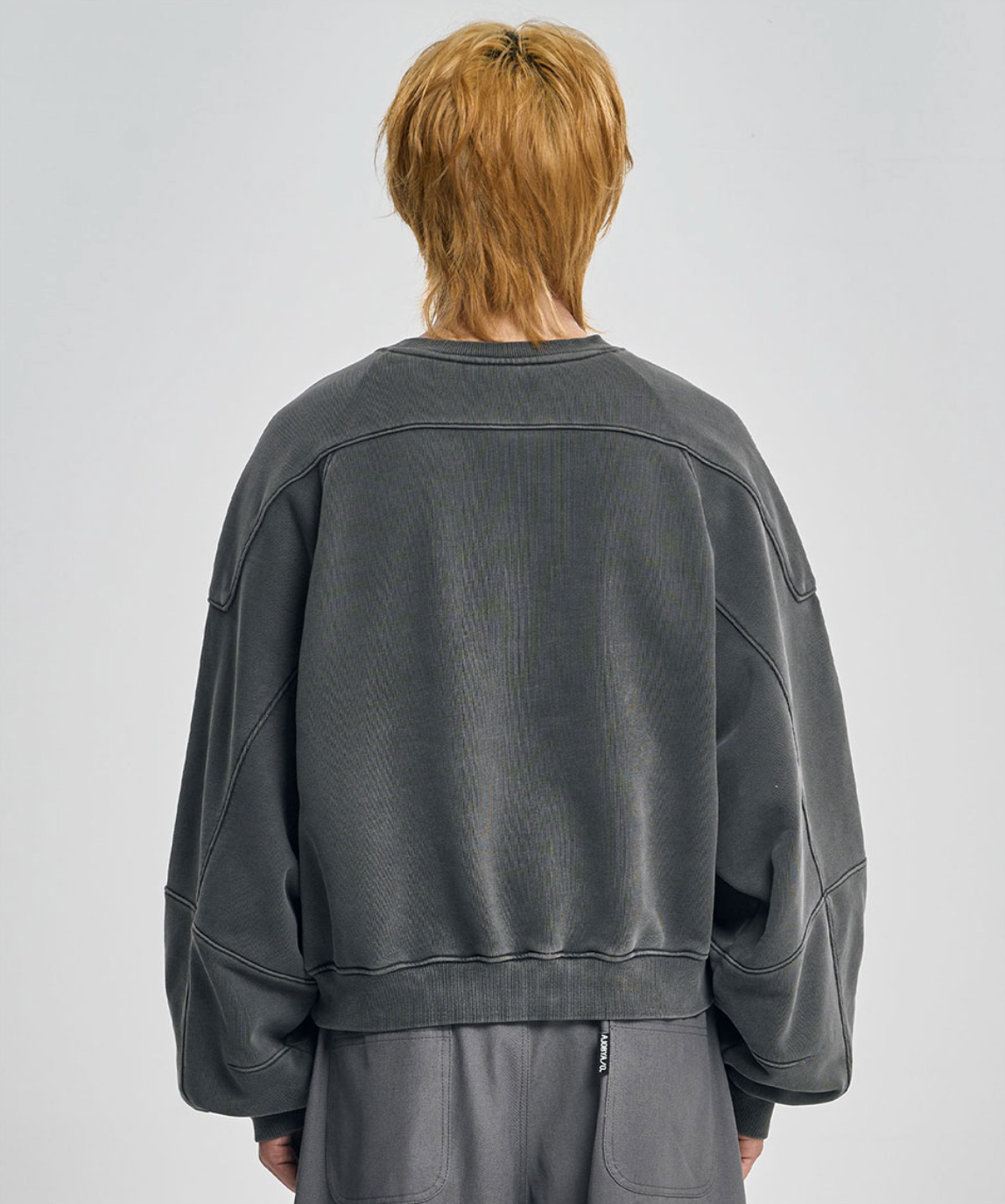 Vintage Panel Cropped Sweatshirt